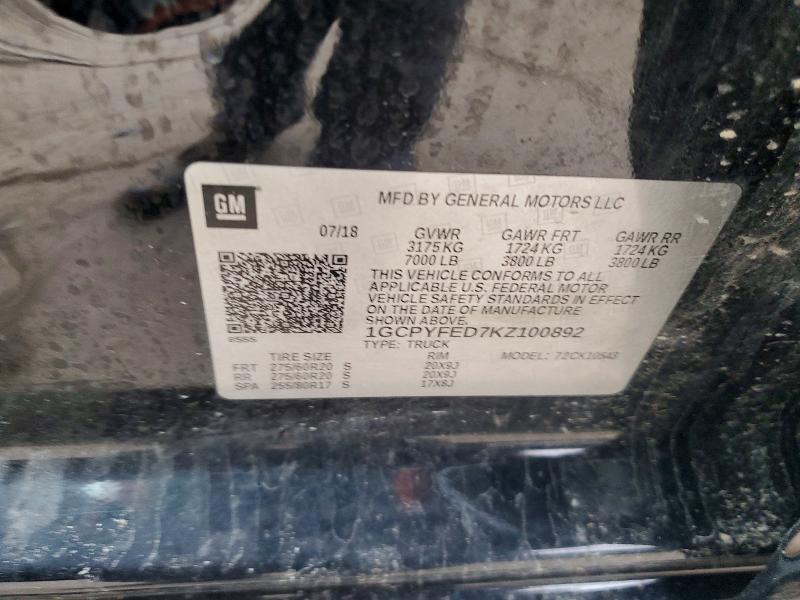 2019 Chevrolet Silverado K1500 lt Trail Boss