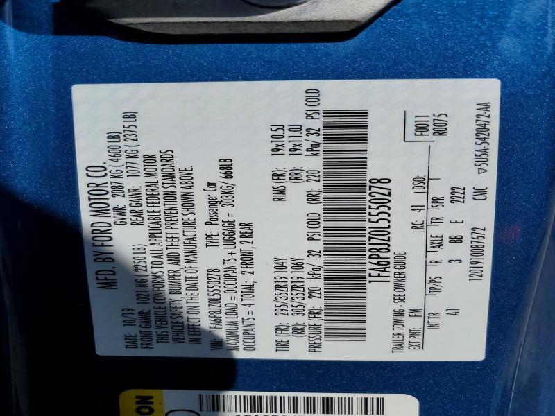 2020 Ford Mustang Shelby Gt350