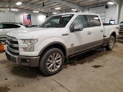 Ford f150 salvage cars for sale: 2017 Ford F150 Supercrew