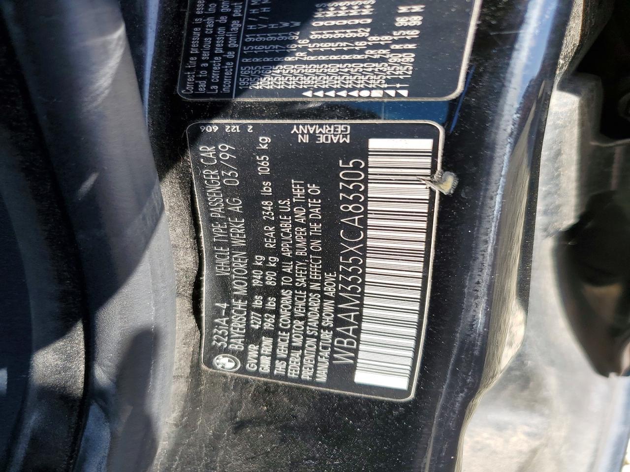 1999 BMW 323 i Automatic