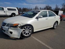 Acura salvage cars for sale: 2007 Acura TSX