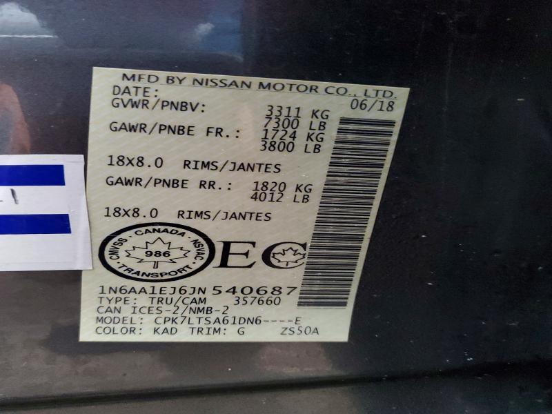 2018 Nissan Titan S