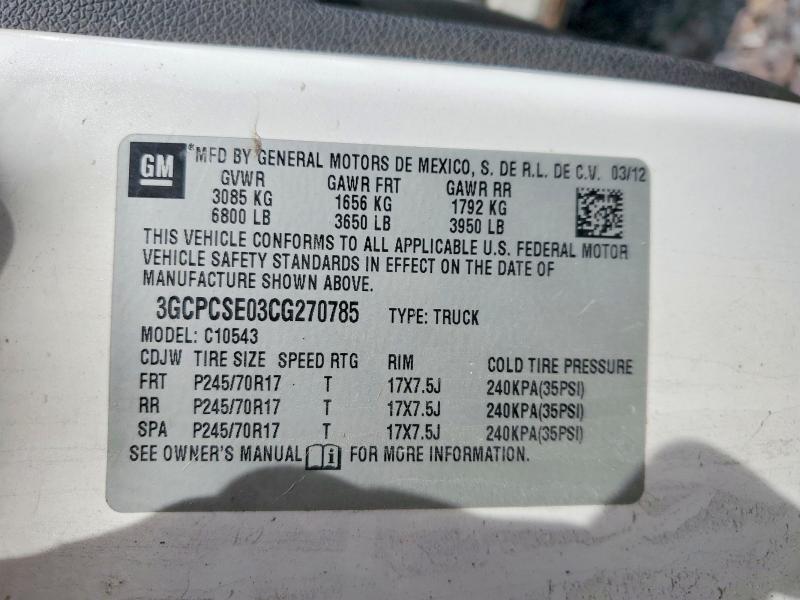 2012 Chevrolet Silverado C1500 LT