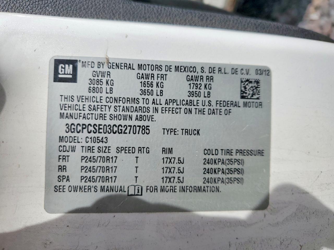 2012 Chevrolet Silverado C1500 LT