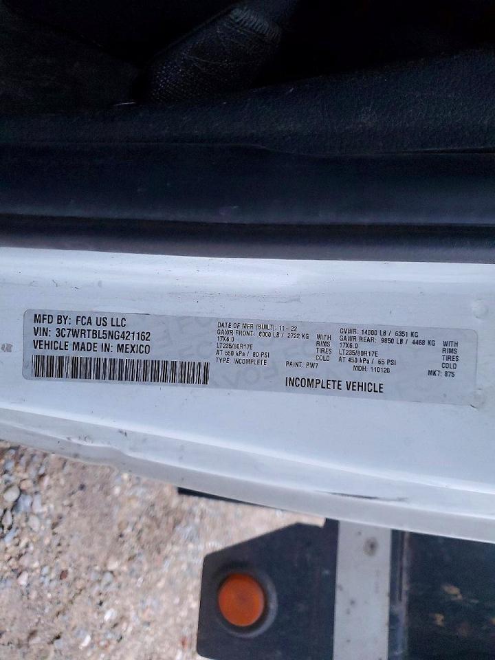 2022 Dodge RAM 3500 Flatbed Truck