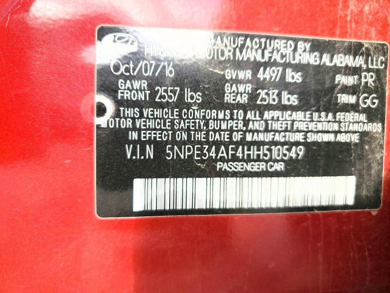 2017 Hyundai Sonata Sport