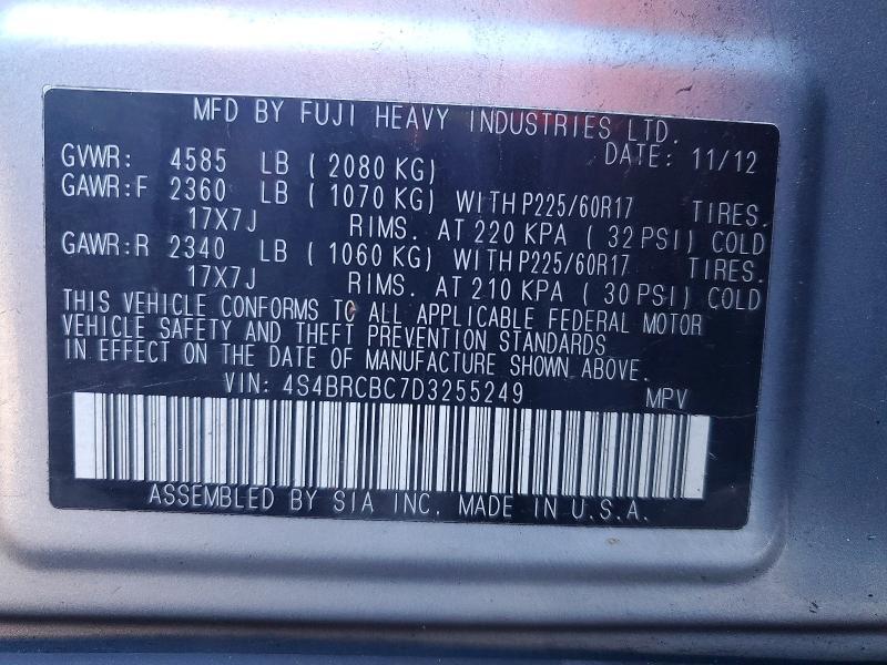 2013 Subaru Outback 2.5i Premium