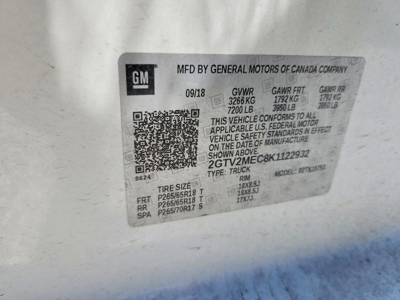 2019 GMC Sierra Limited K1500 sle