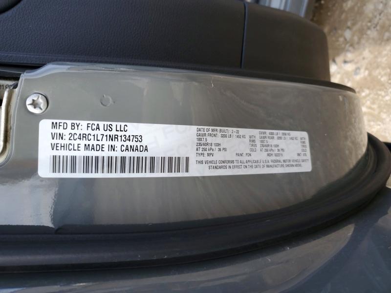 2022 Chrysler Pacifica Hybrid Touring l