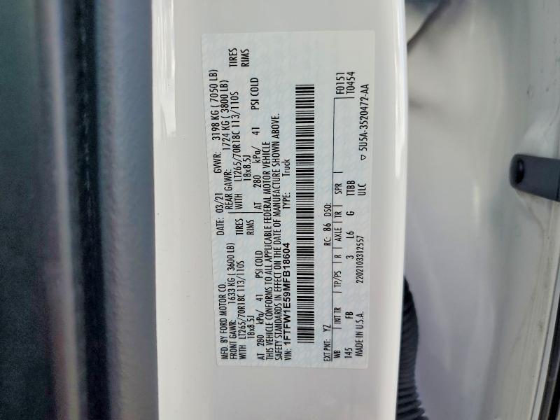 2021 Ford F150 Supercrew