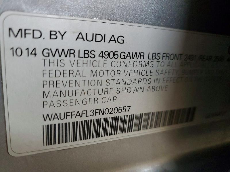 2015 Audi A4 Premium Plus