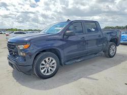 Salvage trucks for sale at Homestead, FL auction: 2023 Chevrolet Silverado C1500 Custom