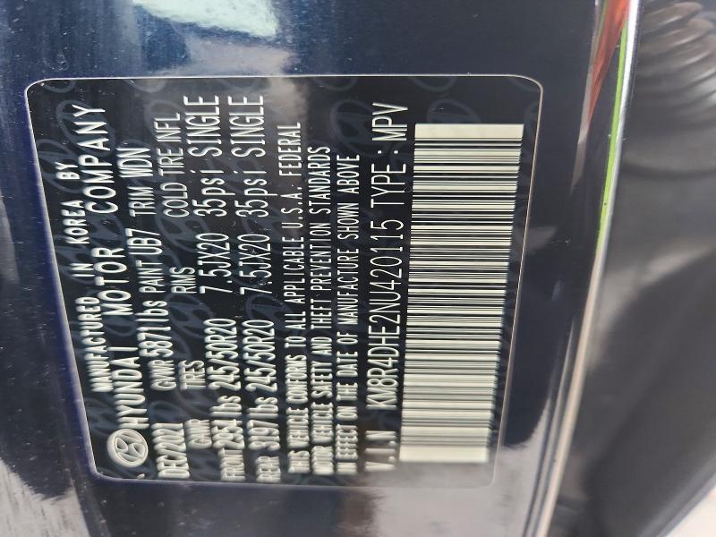 2022 Hyundai Palisade sel