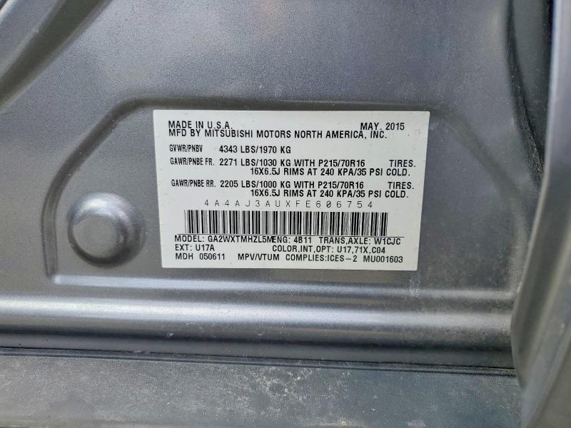 2015 Mitsubishi Rvr se