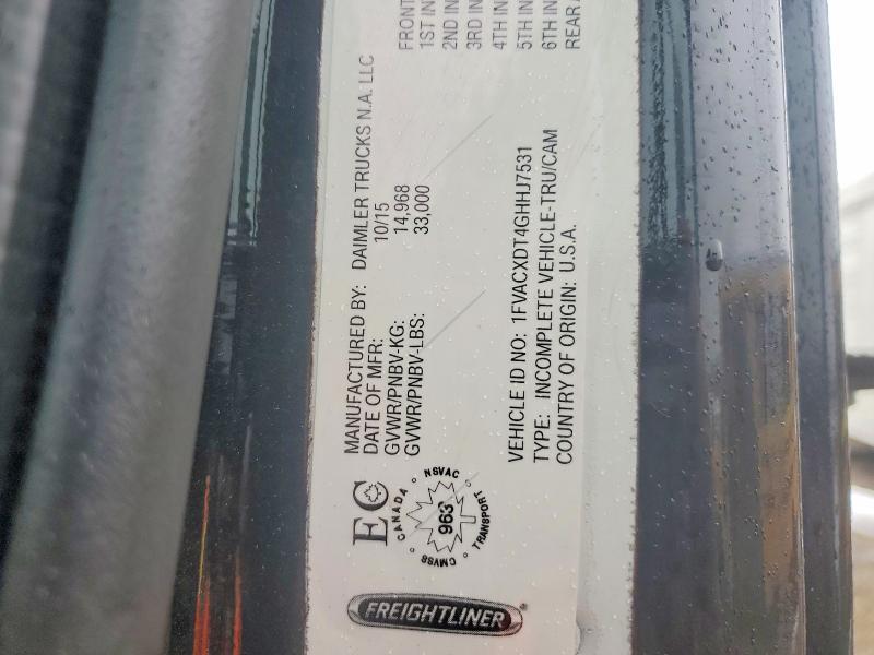 2016 Freightliner Refrigerated box Truck