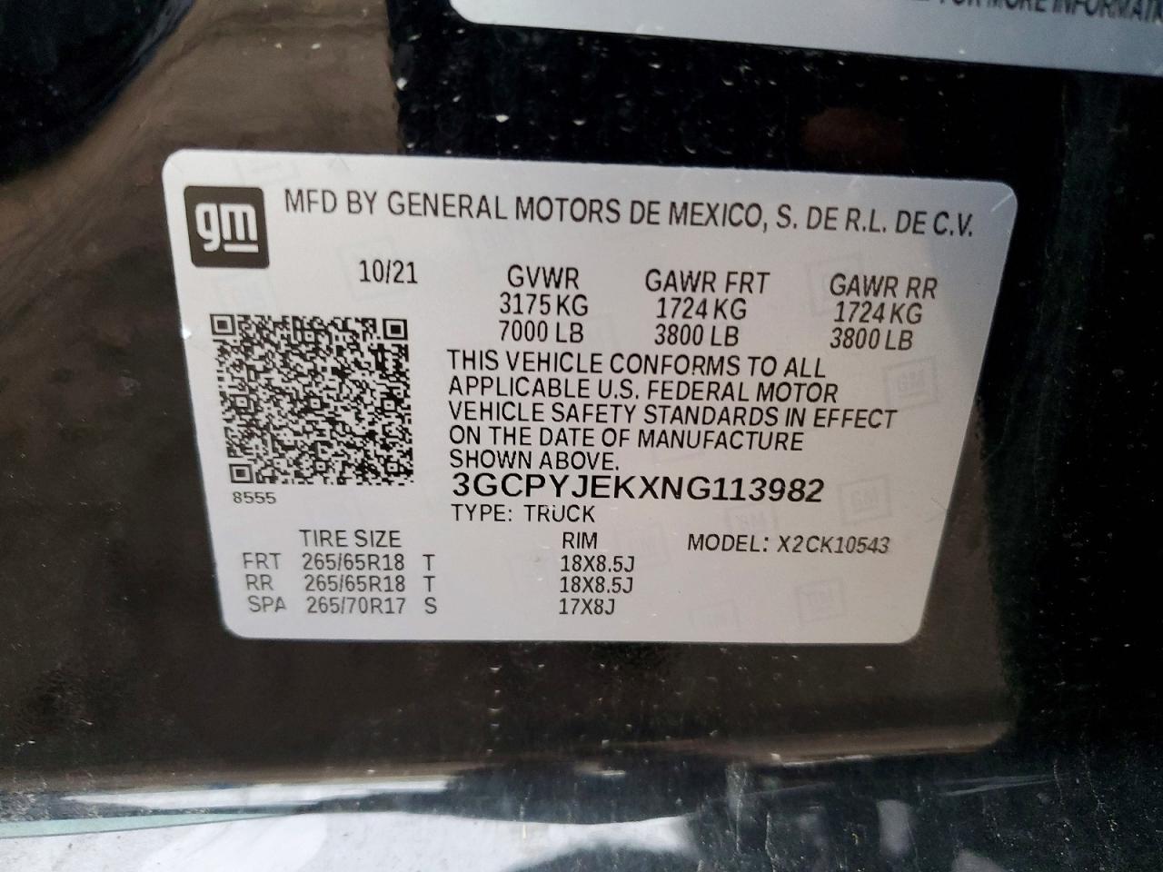 2022 Chevrolet Silverado LTD K1500 LT-L