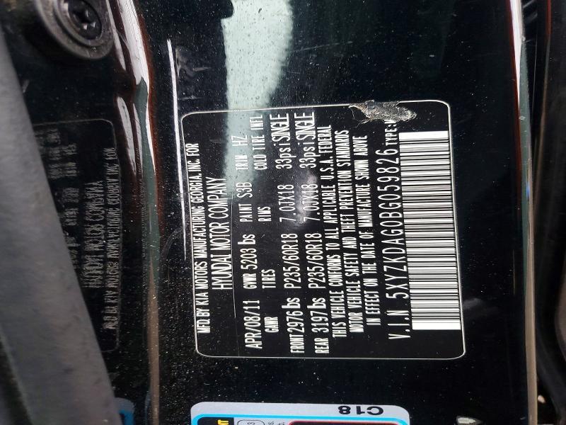 2011 Hyundai Santa fe Limited