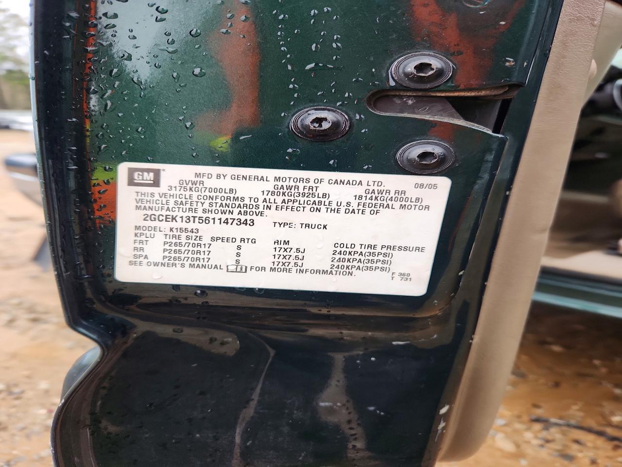 2006 Chevrolet Silverado K1500