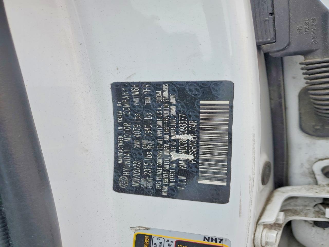 2024 Hyundai Elantra Hybrid Blue