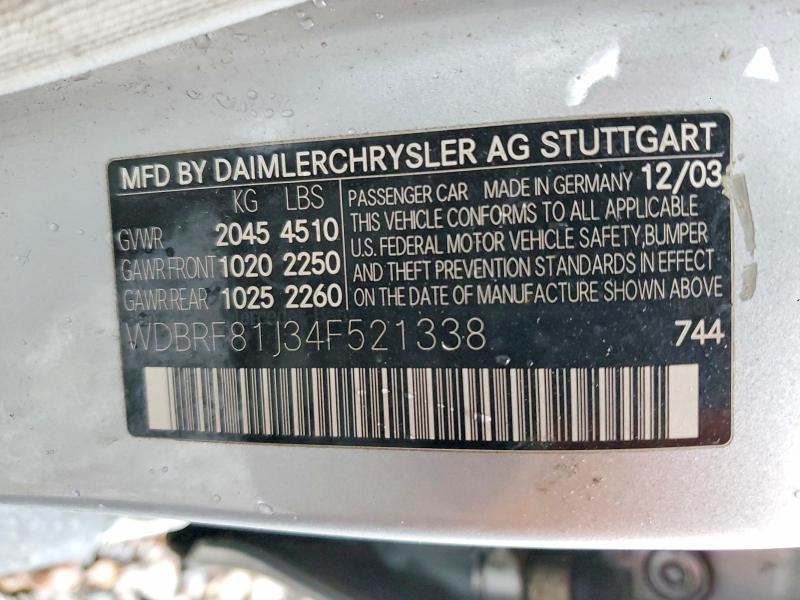 2004 Mercedes-Benz C 240 4matic