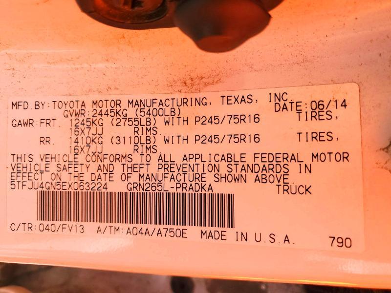 2014 Toyota Tacoma Prerunner V6