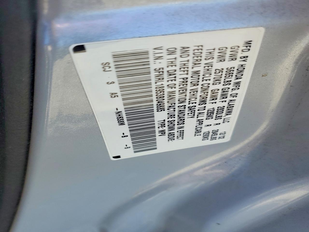 2003 Honda Odyssey