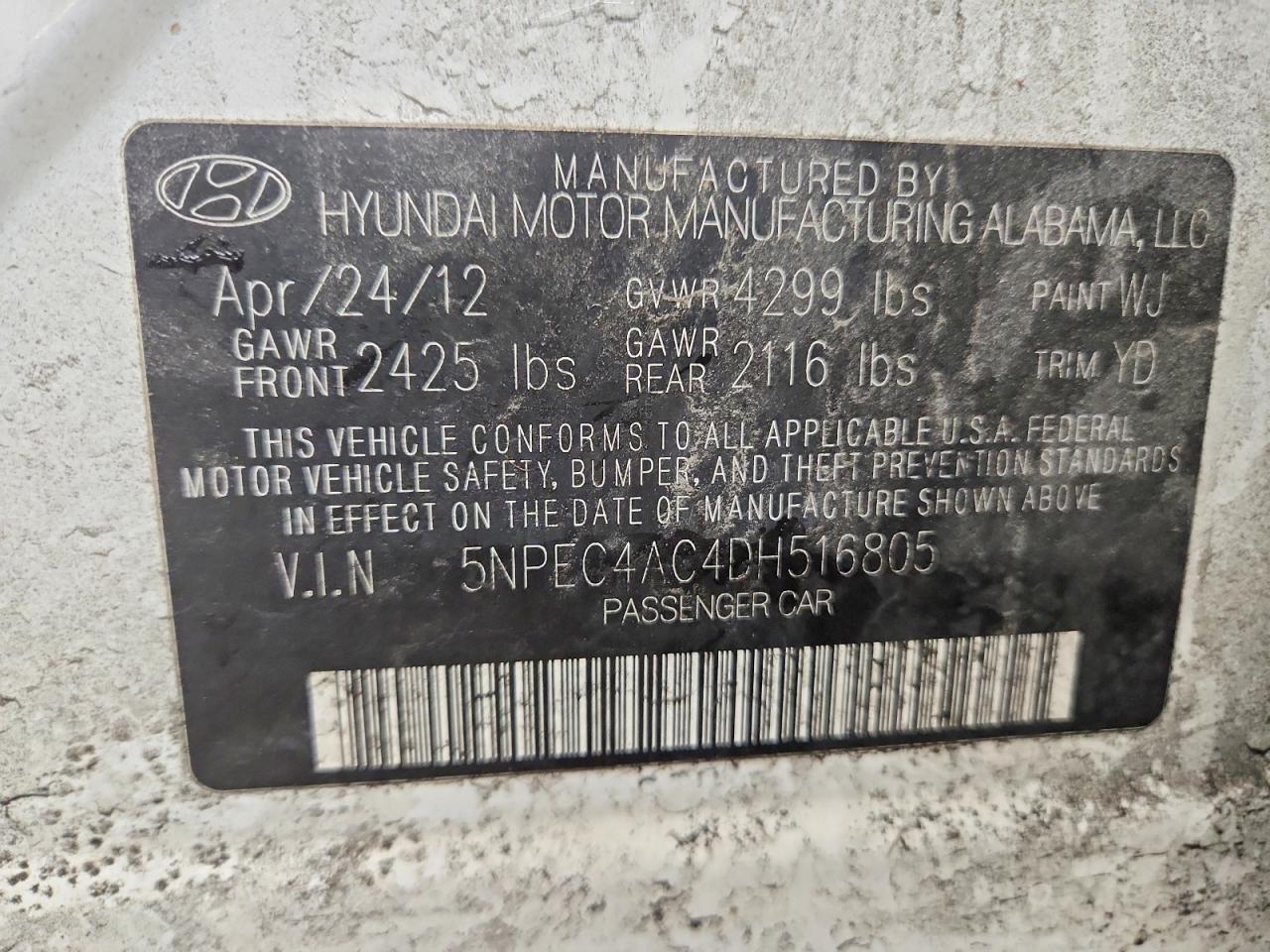 2013 Hyundai Sonata Limited