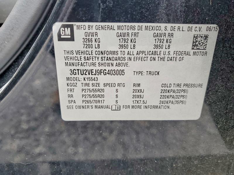 2015 GMC Sierra K1500 slt