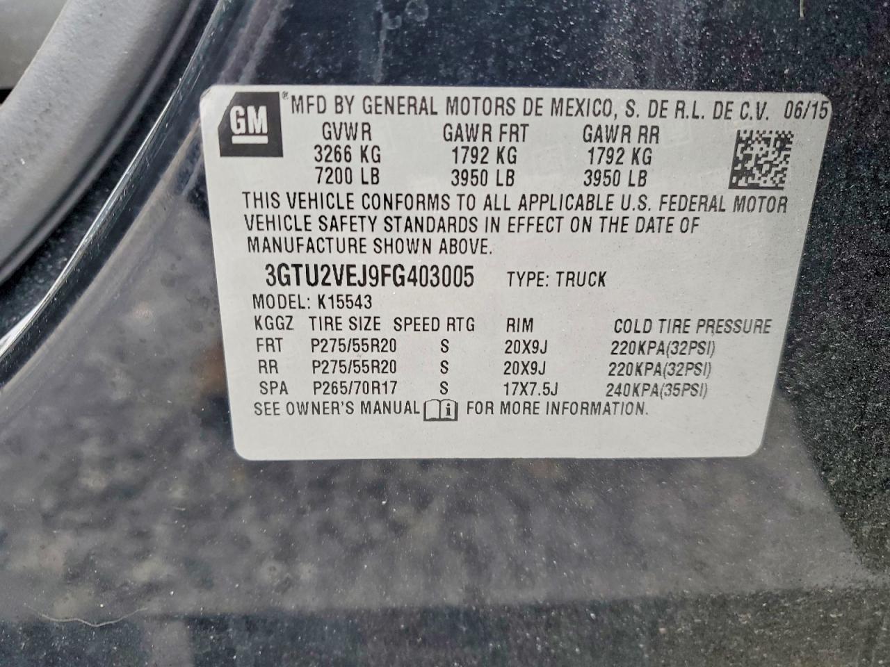 2015 GMC Sierra K1500 SLT