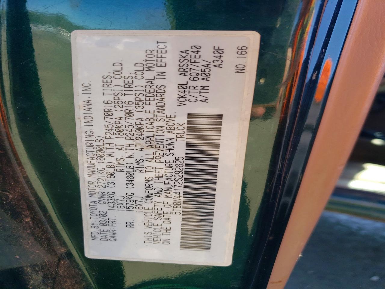 2002 Toyota Tundra SR5