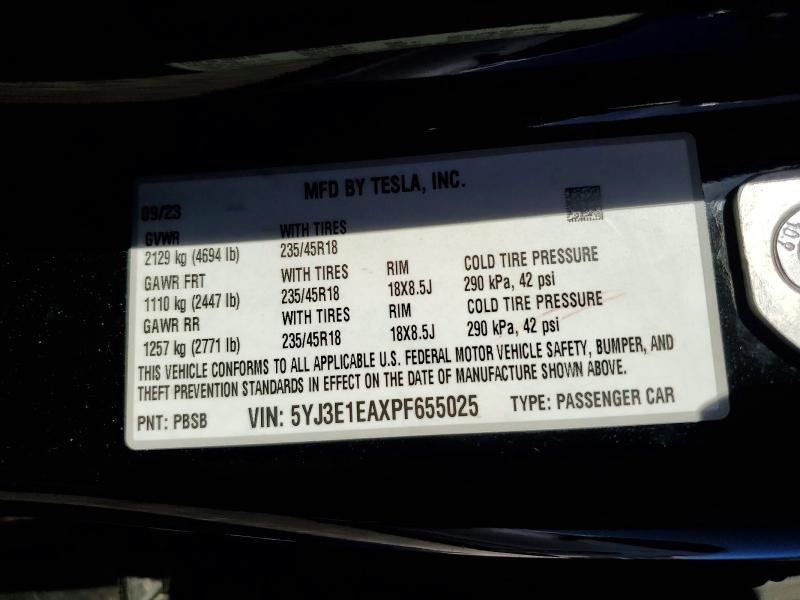 2023 Tesla Model 3