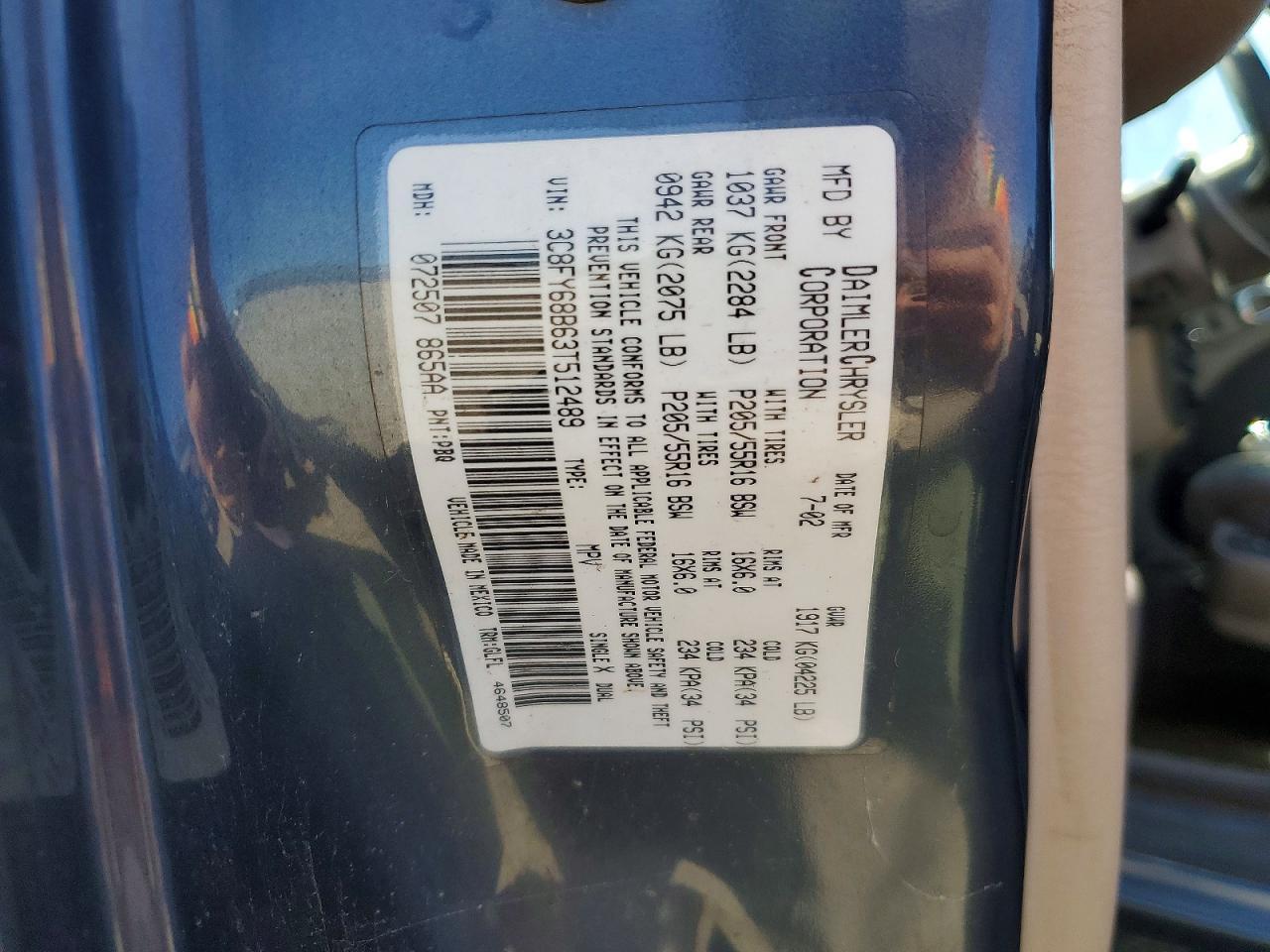 2003 Chrysler Pt Cruiser Limited