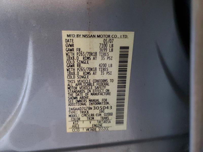 2008 Nissan Titan XE