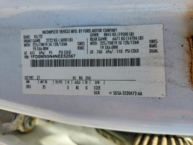 2022 Ford F550 Super Duty