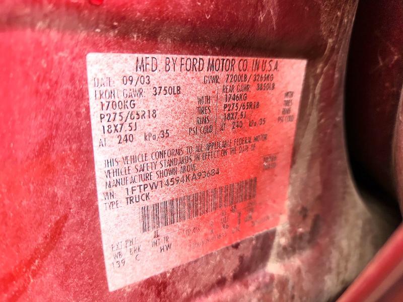 2004 Ford F150 Supercrew