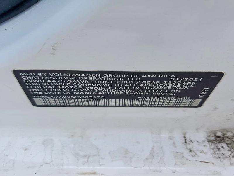 2021 Volkswagen Passat se