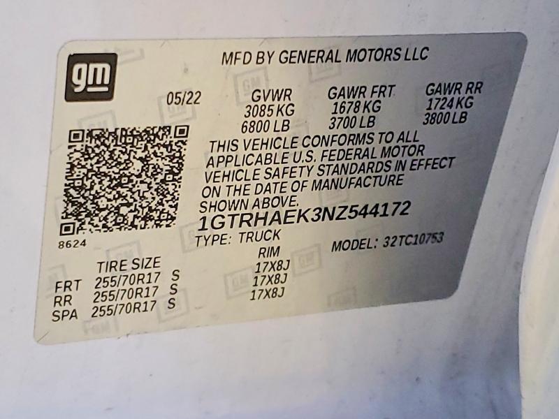 2022 GMC Sierra C1500