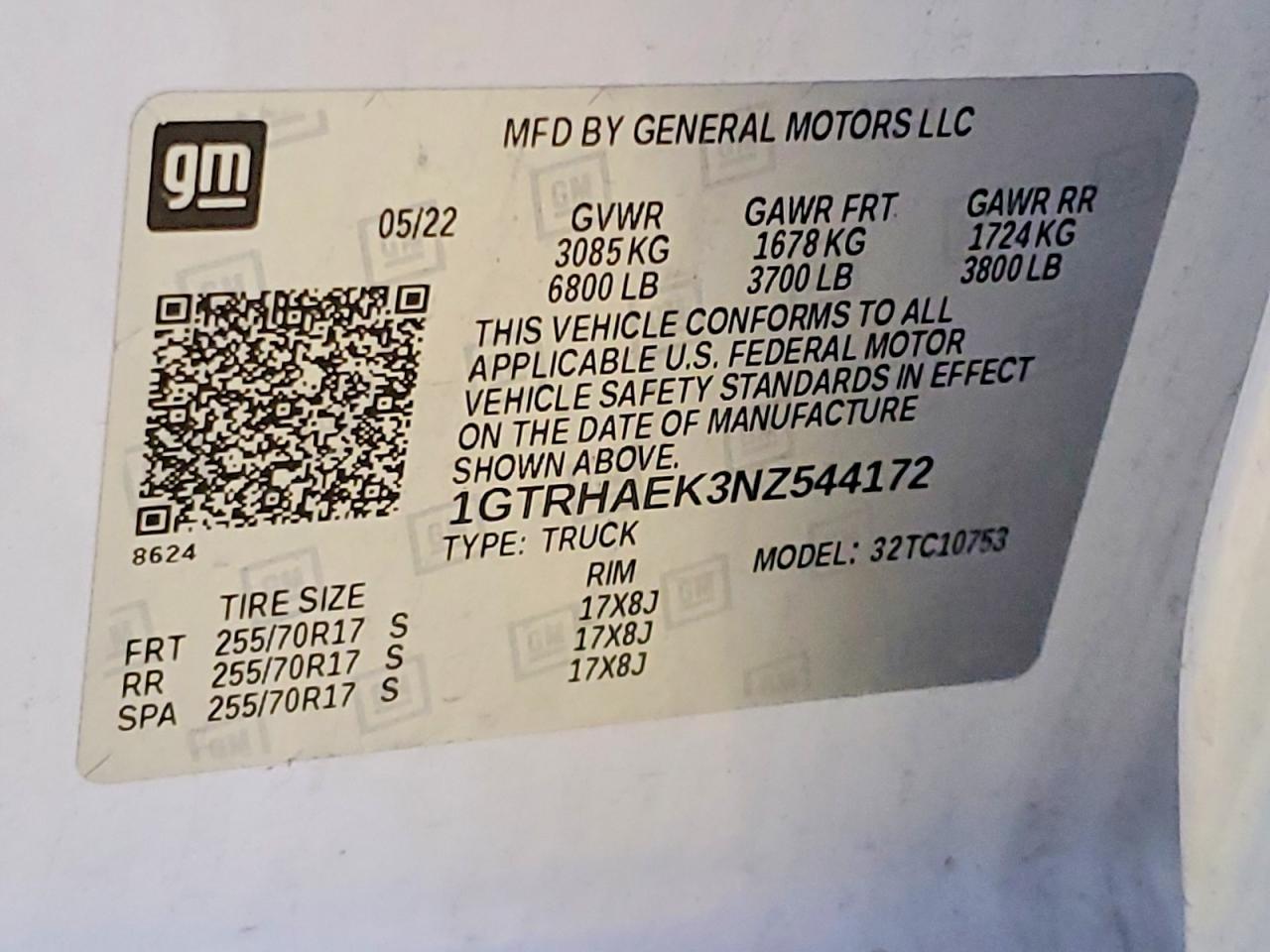 2022 GMC Sierra C1500