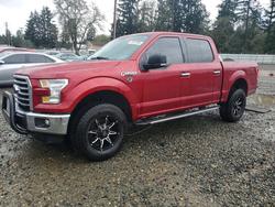 Salvage trucks for sale at Spanaway, WA auction: 2016 Ford F150 Supercrew