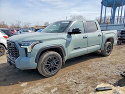 Salvage trucks for sale at Chicago Heights, IL auction: 2024 Toyota Tundra Limited