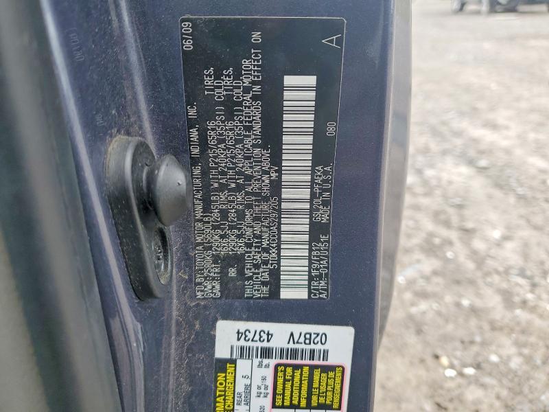 2010 Toyota Sienna ce 7-passenger