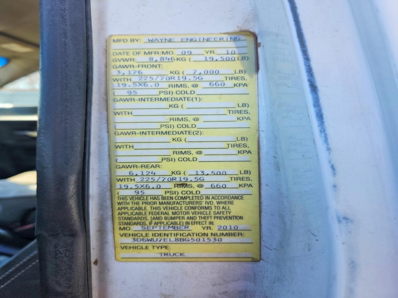 2011 Dodge RAM 5500 ST ROLL-OFF Container Truck