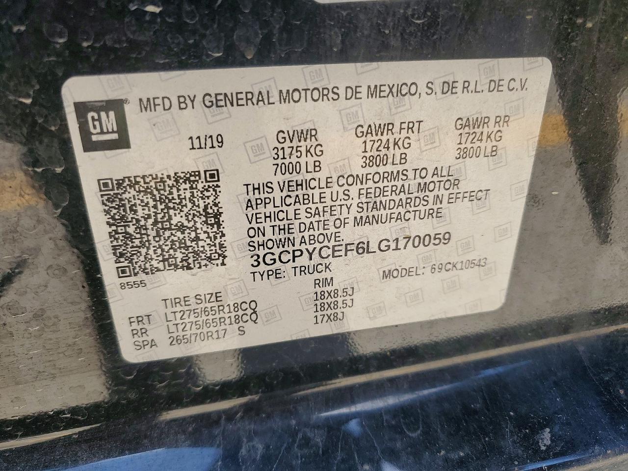 2020 Chevrolet Silverado K1500 Trail Boss Custom