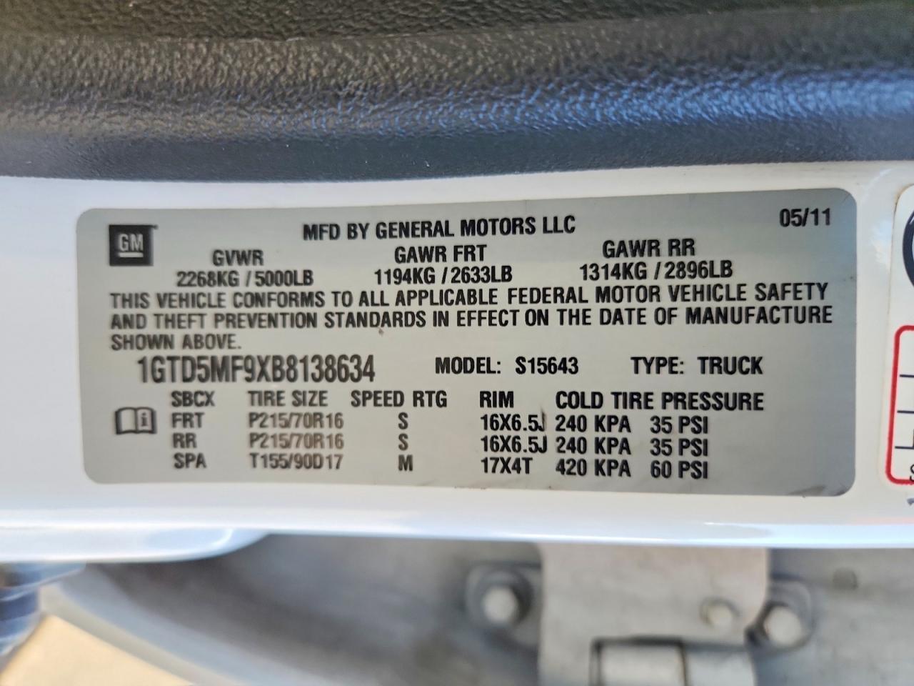 2011 GMC Canyon SLE
