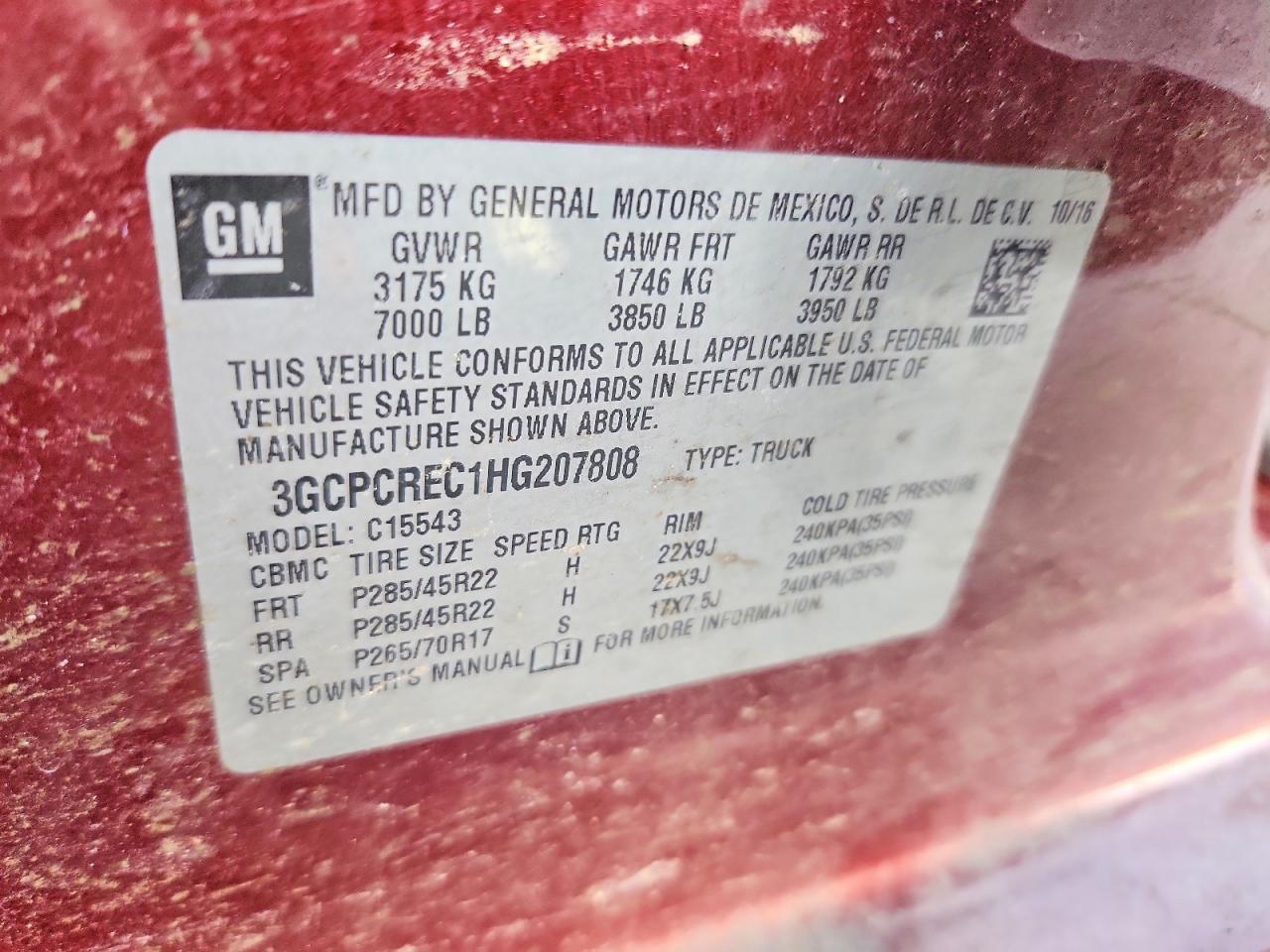 2017 Chevrolet Silverado C1500 LT