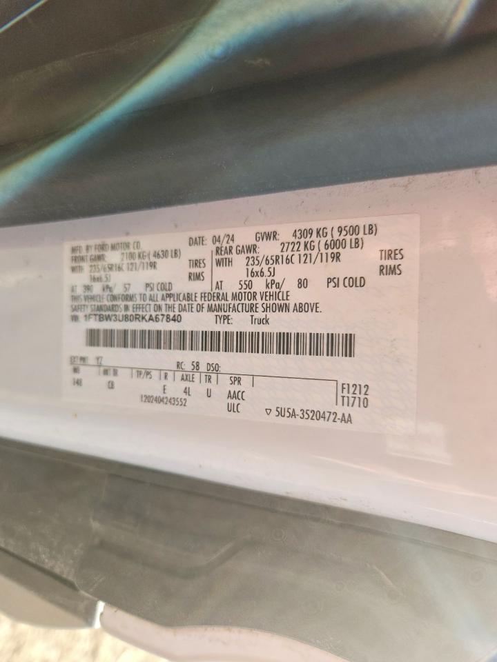 2024 Ford Transit T-Refrigerated Delivery Van