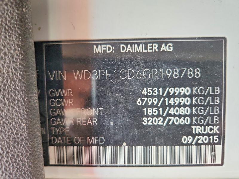 2016 Mercedes-Benz Sprinter 3500