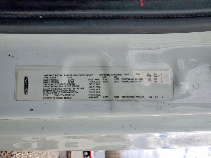 2019 Freigliner 2019 Freightliner Cascadia 126 Semi Truck