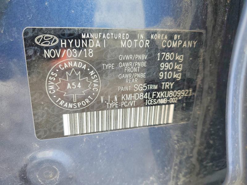 2019 Hyundai Elantra se