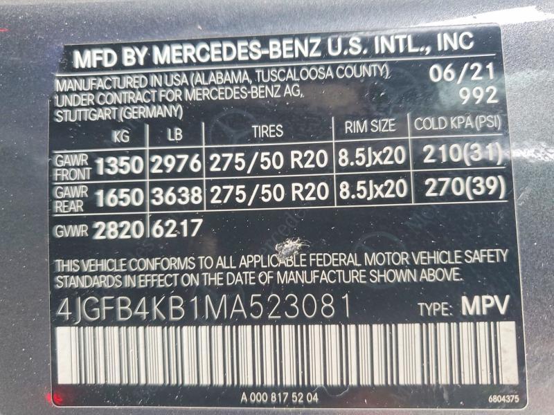 2021 Mercedes-Benz Gle 350 4matic